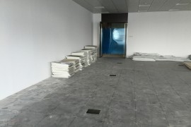 馬石油辦公室裝修設(shè)計工程施工現(xiàn)場_康藍裝飾公司